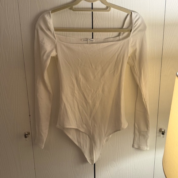 Reformation Cream Ribbed Top - Picture 3 of 6